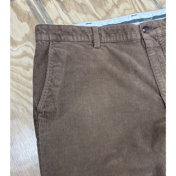 LL BEAN Corduroy Pants Stretch Country Classic Fit Men's 40X30 Brown Old Money - Picture 6 of 12